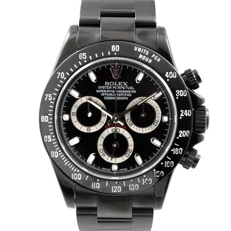 rolex daytona stainless steel with black dlc pvd coating|pvd coating for watches.